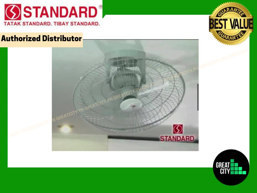 Standard ORIGINAL Orbit Ceiling Electric Fan 16 and 18 inches Banana ...