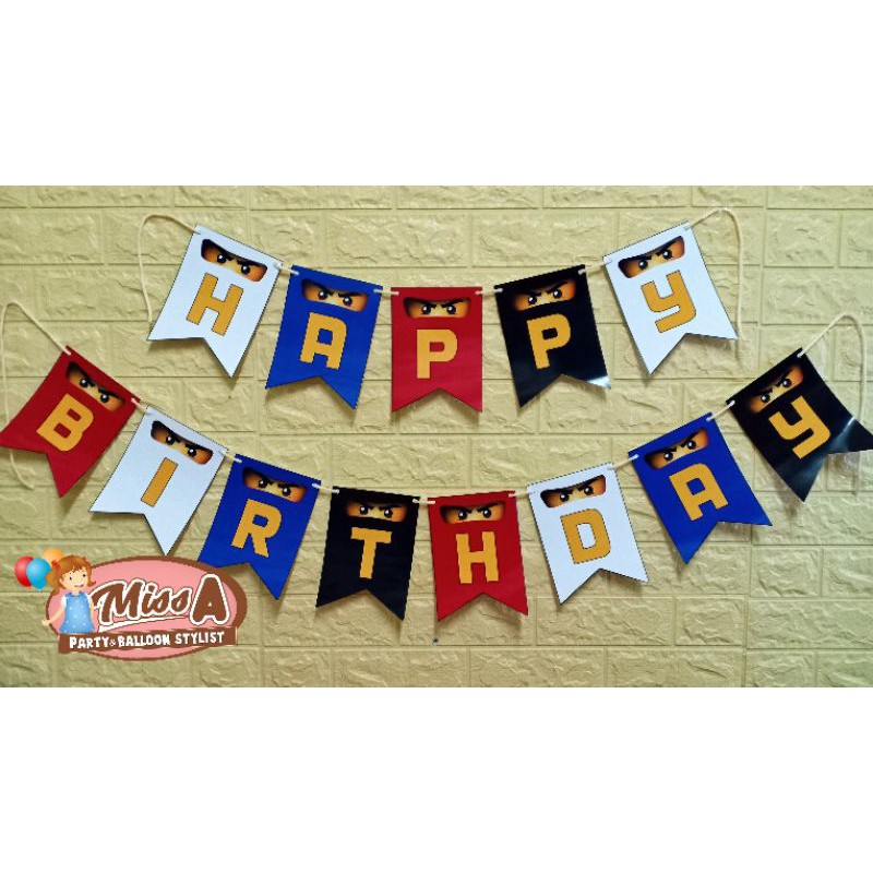 Ninjago discount birthday banner