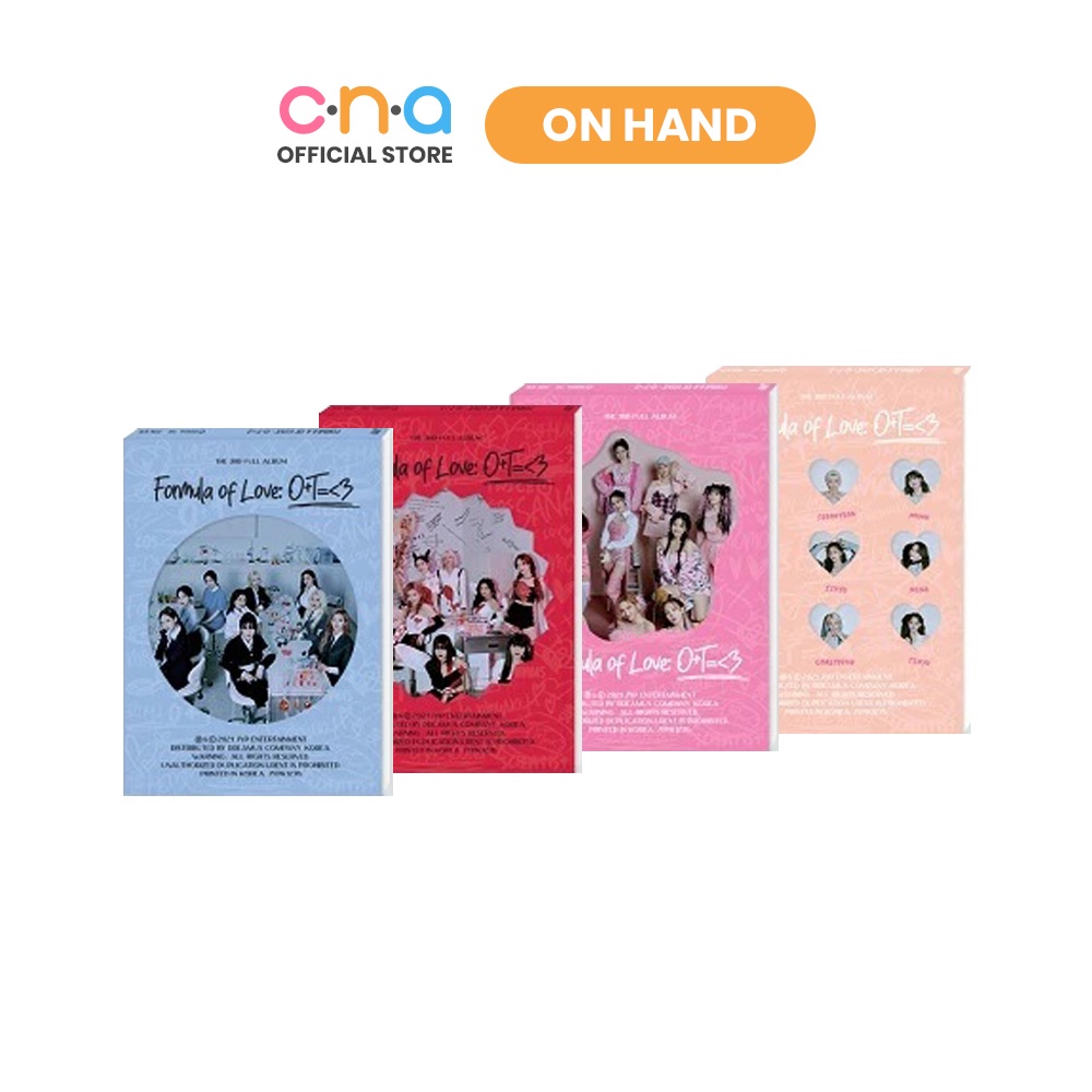 CNA TWICE - Formula of Love: O+T=<3 3rd Full Album | Shopee