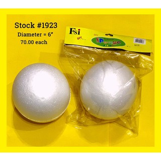 6 Inch Styrofoam Balls 