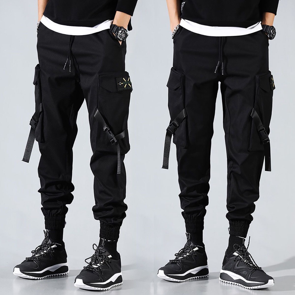 Mens Tactical Sportswear Fashion Cargo Pants Jogger Pants Trousers