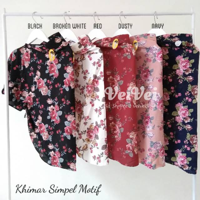 Khimar Rampel / Floral Rempel | Shopee Philippines