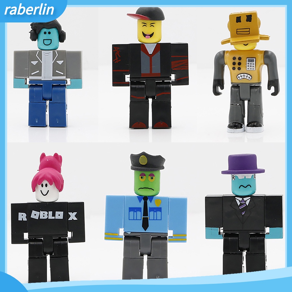 24pcs Roblox Legends Classic Noob Captain Champions Action Figures 8cm Kids  Gift