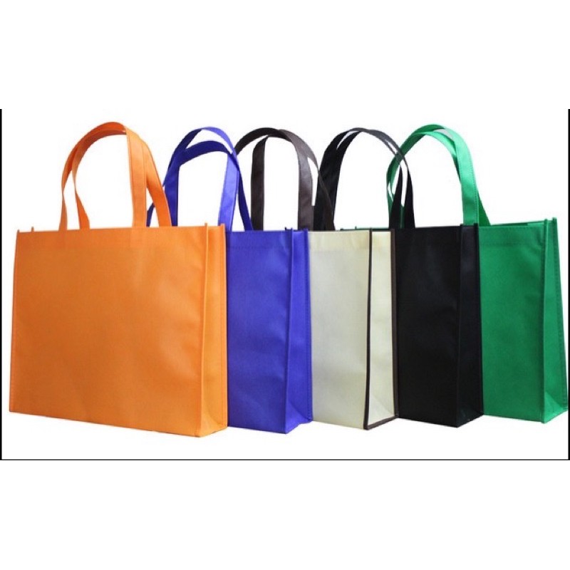 1 Pcs Eco Bag Horizontal Shoulder Tote Bag Non-woven Shopping Storage ...