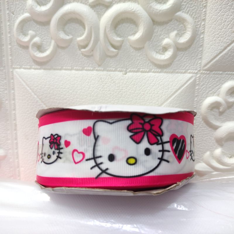Hello kitty grossgrain ribbon 1.5 inches | Shopee Philippines