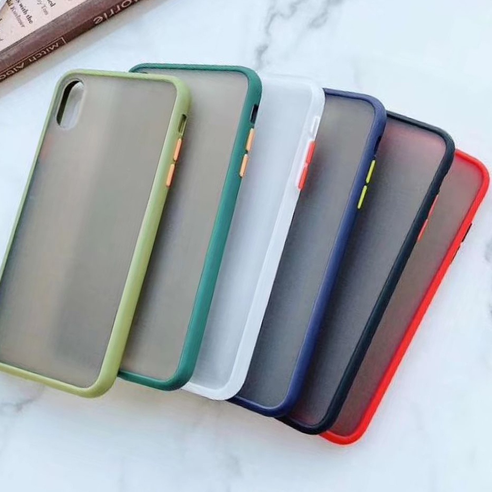 Vivo Y71 Frosted TPU+ PC Double Color Match Matte Back Case