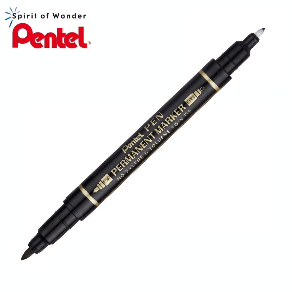 Pentel Permanent Marker 2-Headed Chemical Pen Model