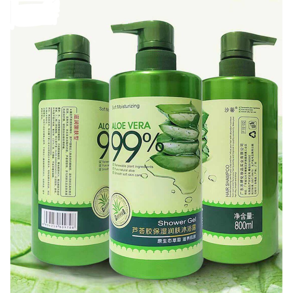 NEW 99 Aloe Vera Shower Gel 800ML Shopee Philippines