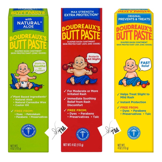 Original ** Boudreaux's Butt Paste Diaper Rash Ointment | Shopee ...