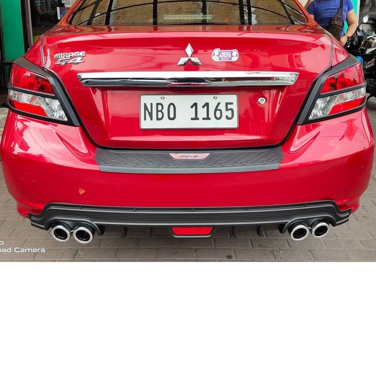 Mirage G4 2012 to 2020 Rear Bumper Diffuser Bodykits | Shopee Philippines