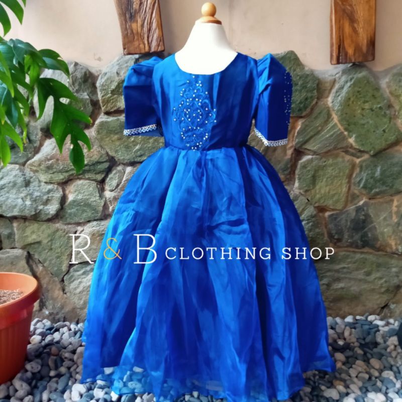 BUWAN ng WIKA /Classy Filipiniana Gown with Peticot for kids | Shopee ...