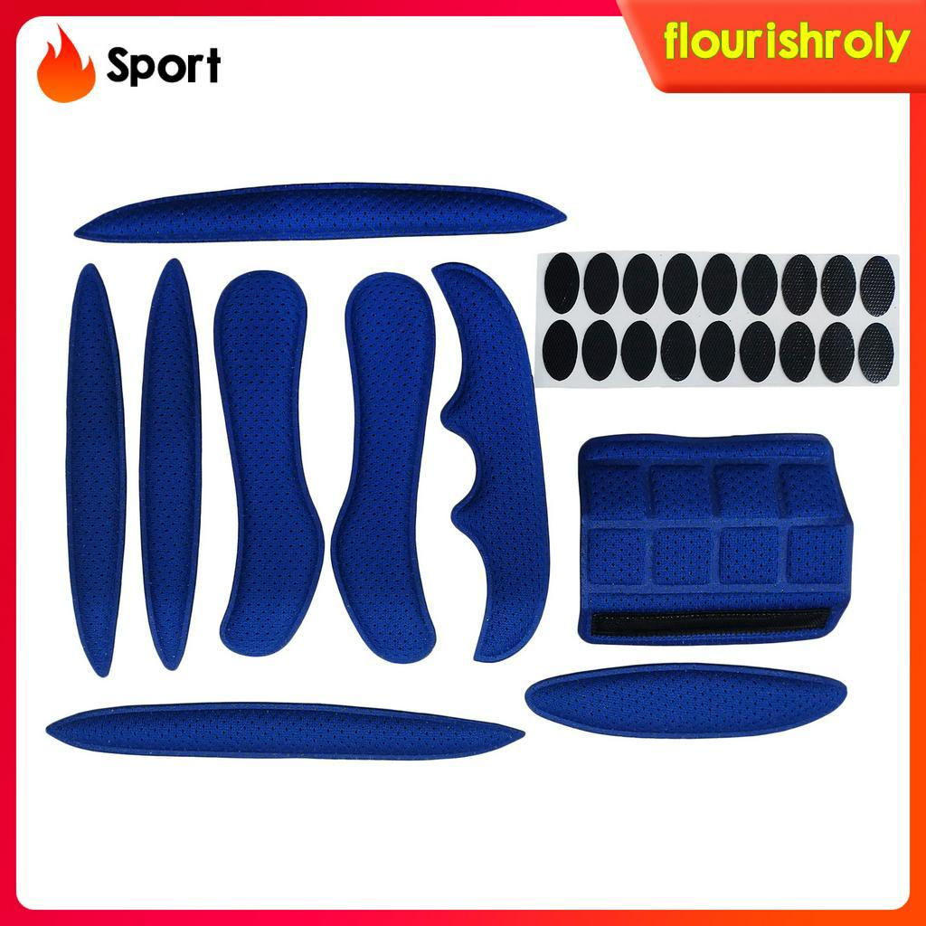 [RolySport] 27pcs Bike Helmet Padding Kits Universal Bicycle Motorcycle