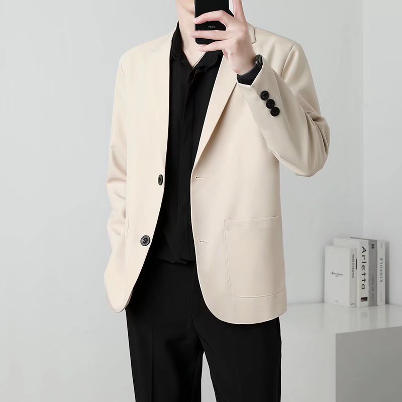 Casual Suit Jacket Male Loose Student Graduation Korean Trend Spring ...