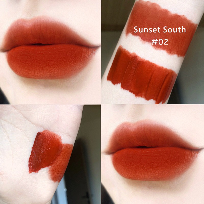 Lameila Lip Glaze Long Lasting Liptint Waterproof Velvet Lip Tint Gloss Lip Makeup Lipstick 6