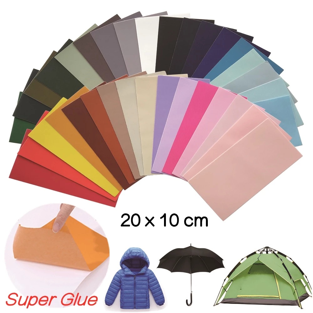 20 x 10cm Self Adhesive Patches on Down Jackets Clothes Washable Repair ...