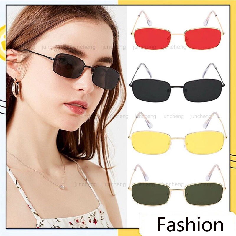 Fashion Trend Retro Sunglasses Square Ladies Small Square Shade Glasses ...