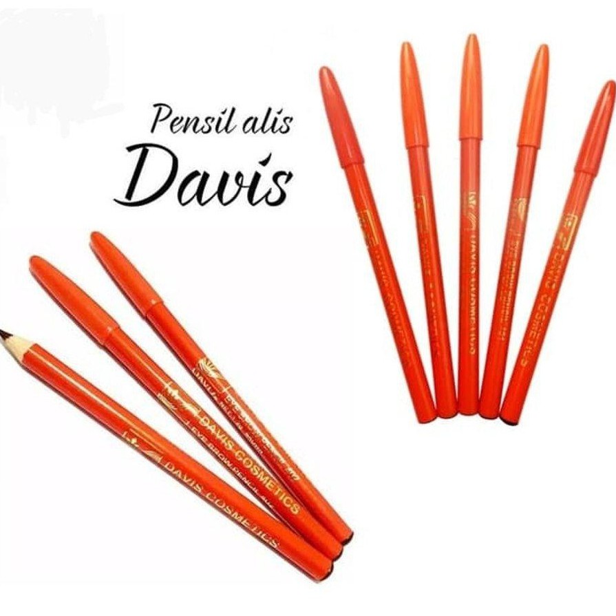Ah Shop BPOM DAVIS Eyebrow Pencil - Drawing Eyebrow Pencil Brown