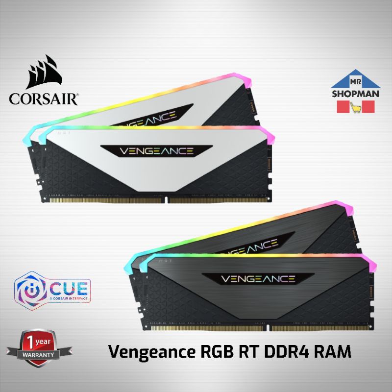 CORSAIR Vengeance RGB RT 16G (2x8G) DDR4 3600MHz White