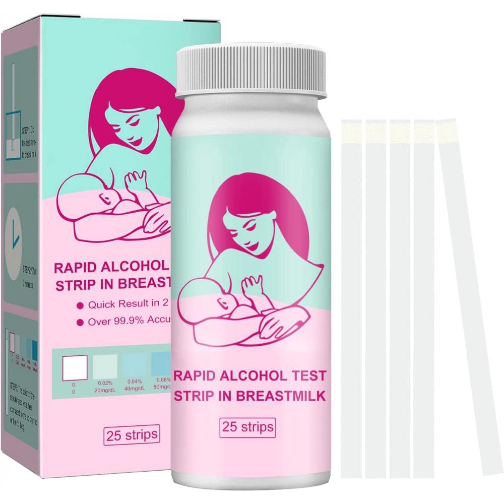 Breastmilk Alcohol Test Strips AtHome Test for Breastfeeding Moms