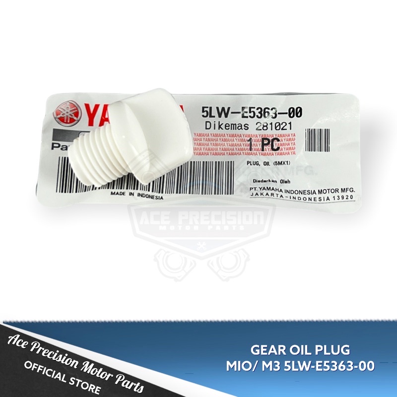 GEAR OIL, PLUG (Gear Oil Bolt) ORING MIO/M3 5LWE536300 93210