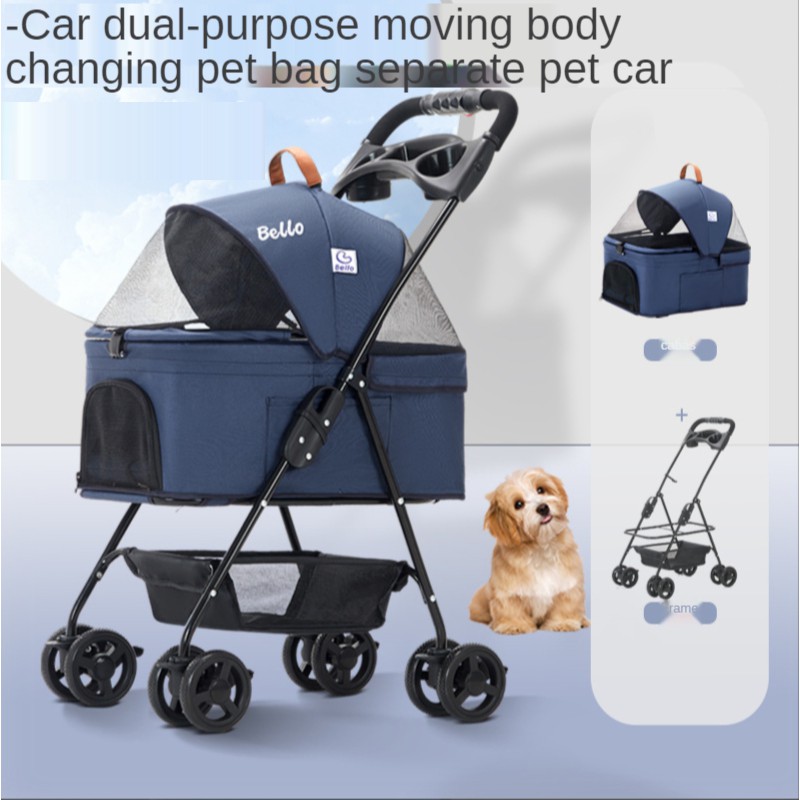 Dog best sale carrier cart