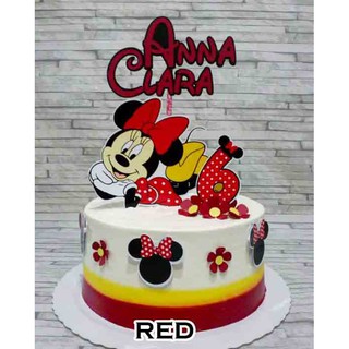 Topper per torta Minnie Mouse, Topper per torta Shaker