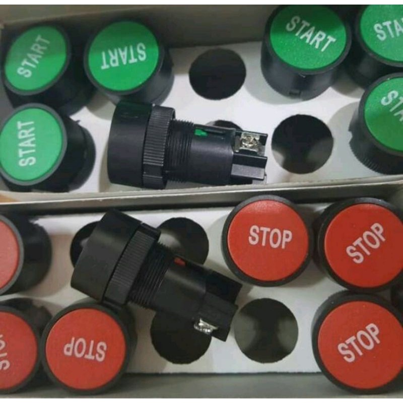Push button start/stop 22 mm spring return LAY5-EA | Shopee Philippines
