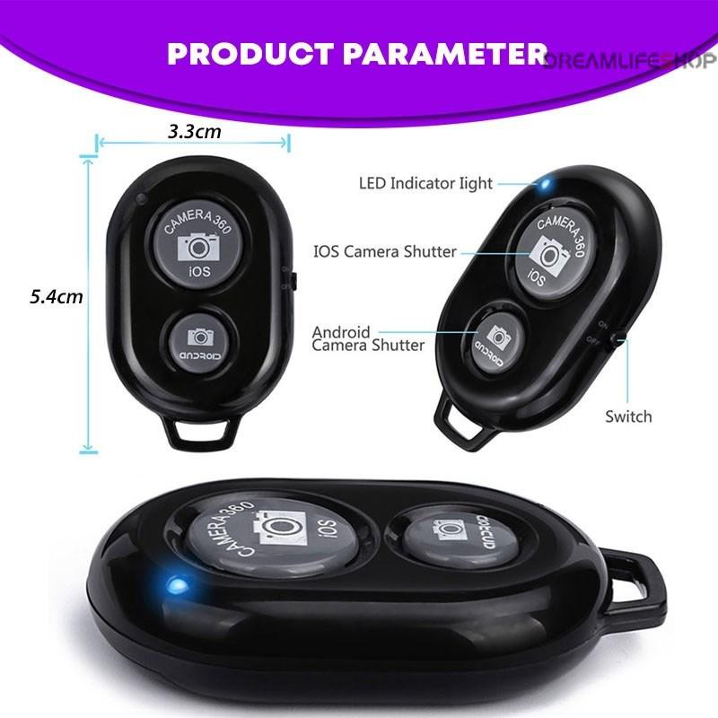 hxqy Wireless Bluetooth Camera Remote SelfTimer Shutter For IOS