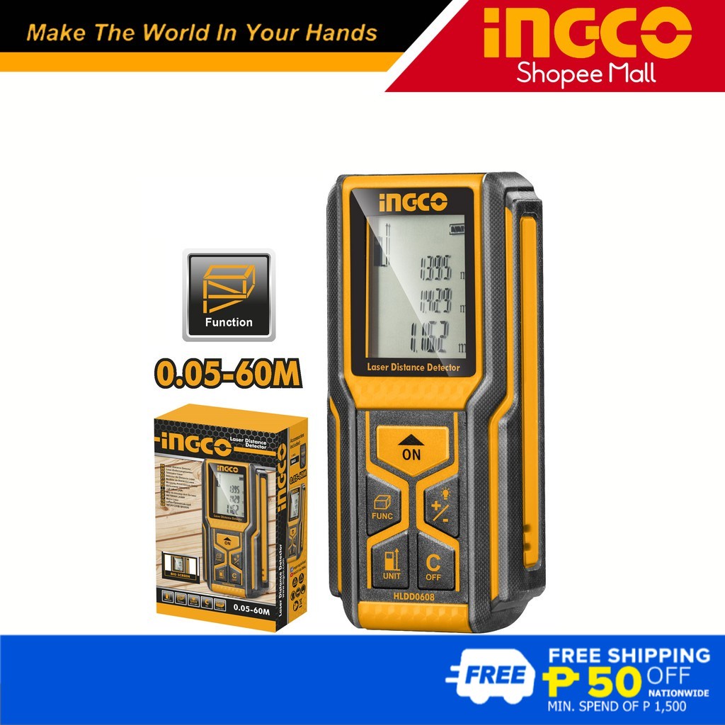 Ingco laser on sale distance detector