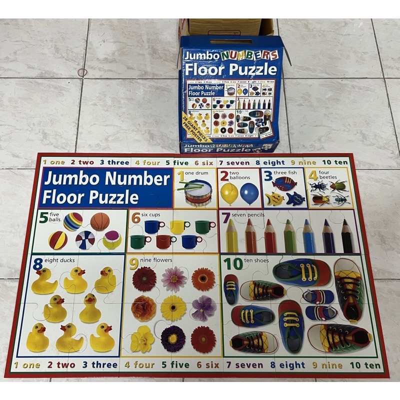 E11. Jumbo Numbers Floor Puzzle | Shopee Philippines