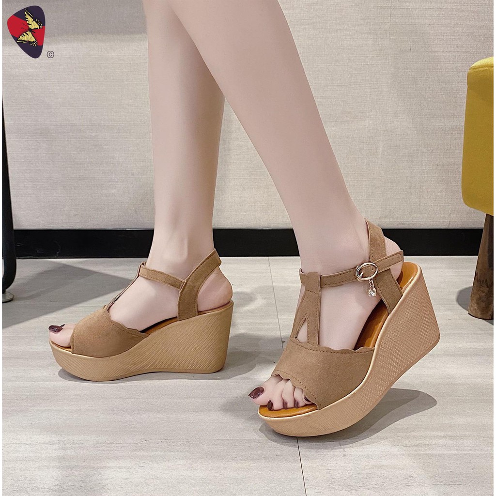 Wedge sandals hot sale shopee