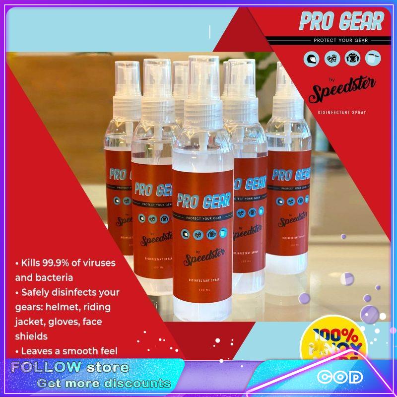 Motorcycle Helmet Disinfectant Spray Pro Gear by Speedster