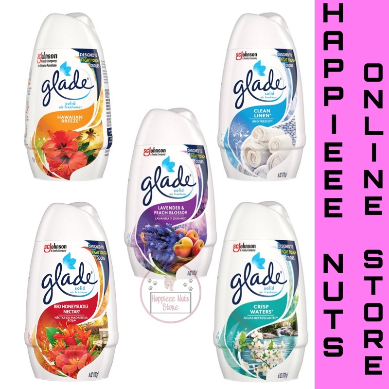 Sc Johnson Glade Solid Air Freshener Clean Linen 170g Hawaiian Breeze Lavender Clean Linen 2000