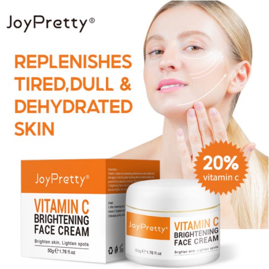 Vitamin C Face Cream Whitening Collagen Dark Spots Remover Face Freckle