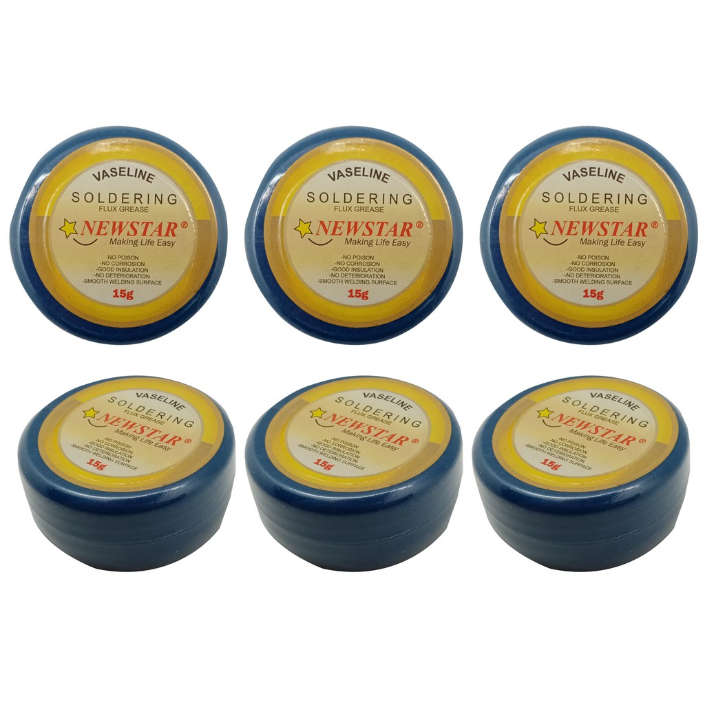 Newstar Vaseline Soldering Flux 15grams Package NSP75 (5pcs per Pack