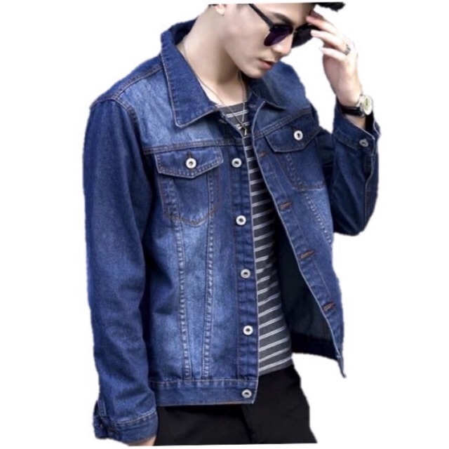 Men's Denim Jacket #359/356/358/357 | Shopee Philippines