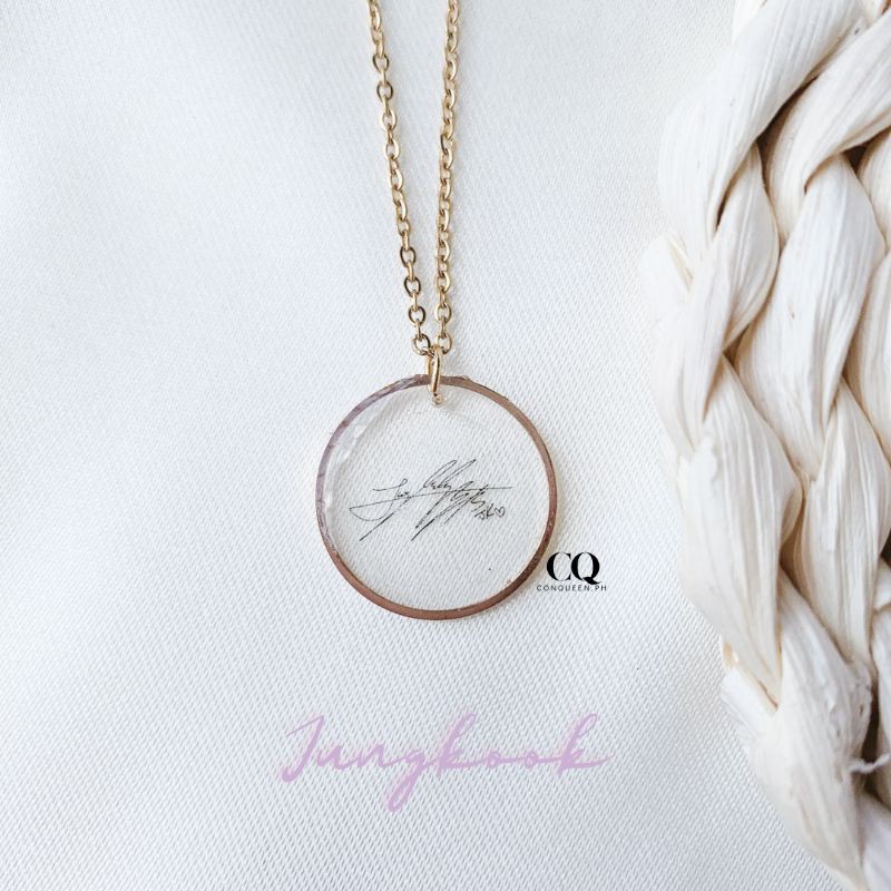 BTS Signature Necklace Collection conqueen.ph Shopee Philippines