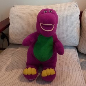 Stuffed barney hot sale toy