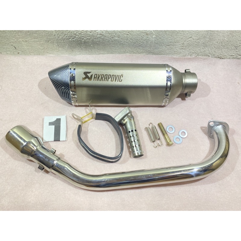 Akrapovic with elbow for Yamaha NMAX & AEROX | Shopee Philippines