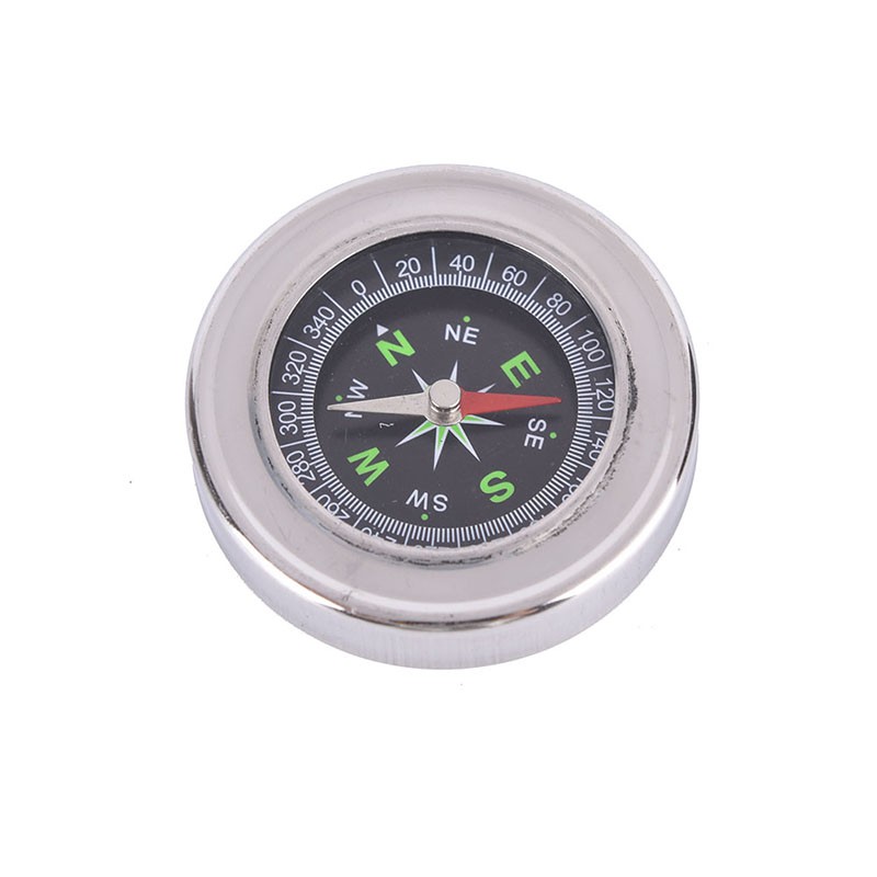 1pc 60mm metal stainless steel portable compass student outdoor sports ...