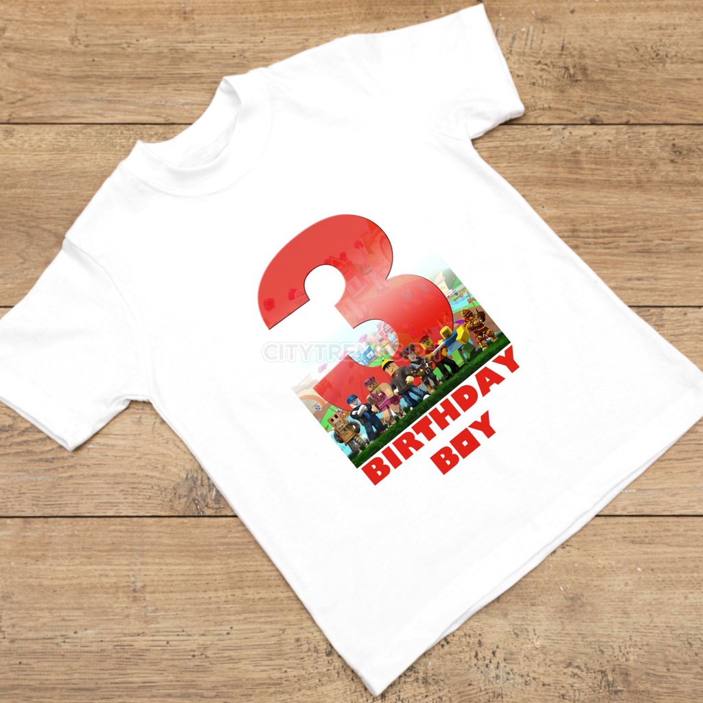 Roblox Birthday shirt for Kids Birthday theme Roblox for boys