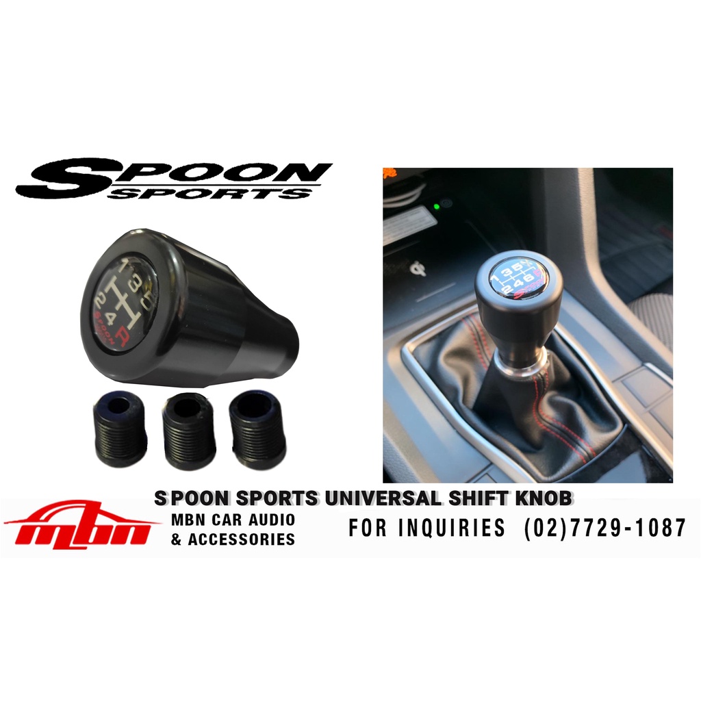 Spoon Sports Shift Knob For Manual (BLK) Shopee Philippines