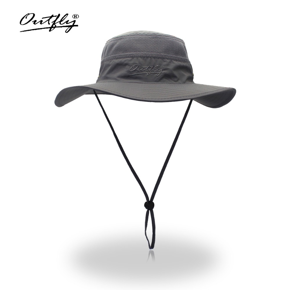 ASummer Boonie Bucket Hats For Mens Fisherman Hats With Wide Brim Sun ...