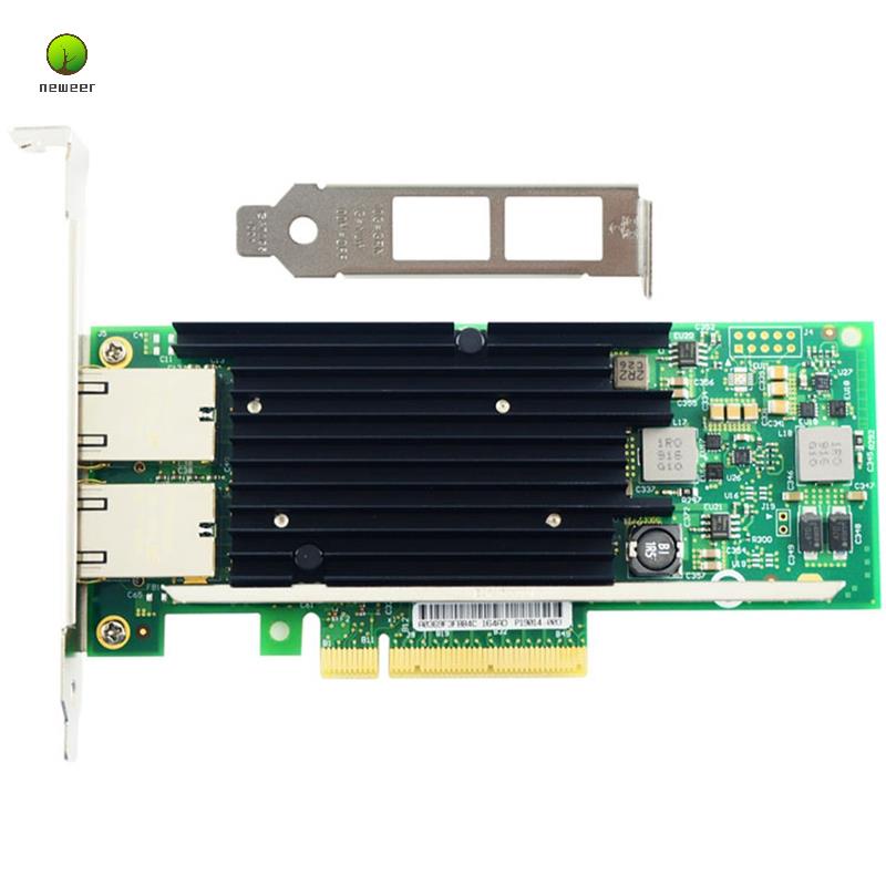 High Performance NIC X540-T2 with X540 Chipset 10Gbs, RJ45 Dualport PCI ...