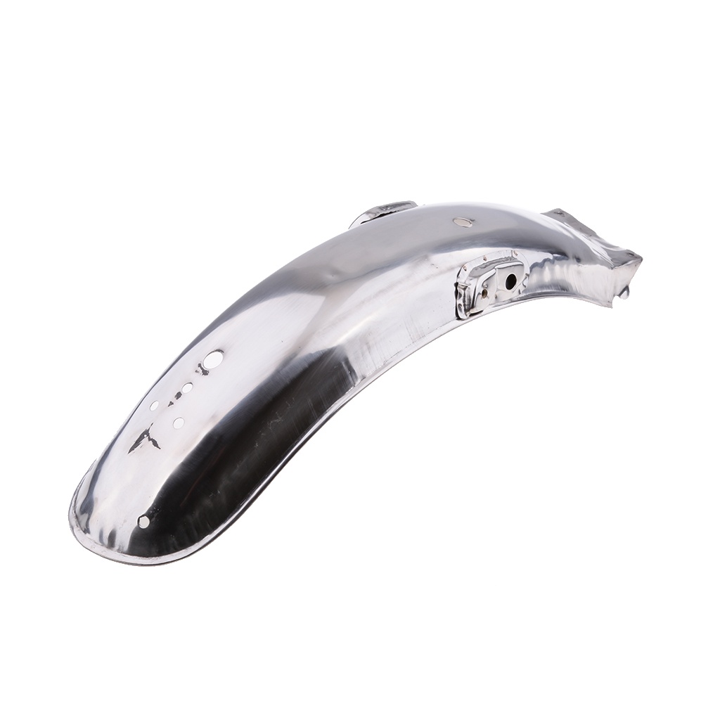 Motorcycle Front Mudguard Direct Replacement for CG 125 Stainless Steel 58cm