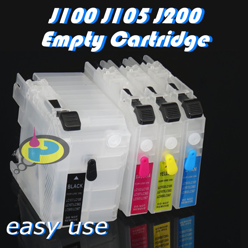 dcp j100 dcp j105 mfc j200 refillable cartridge for brother printers XL ...