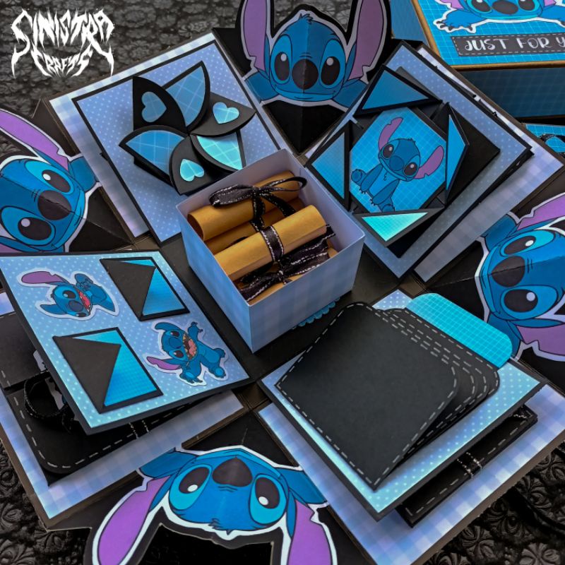 STITCH THEME EXPLOSION BOX / STITCH GIFT IDEA | SINISTRACRAFTS | Shopee ...