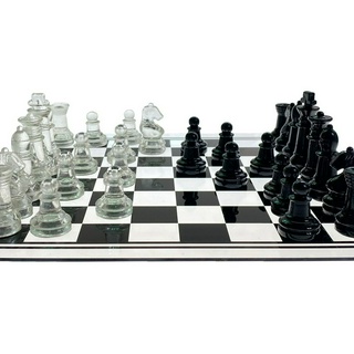  Upgraded Acrylic Chess Board Anti-Broken Elegant Glass