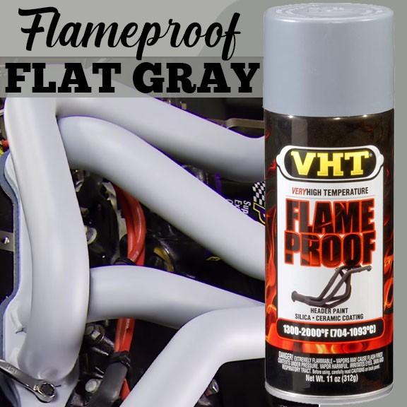 VHT Flameproof FLAT GRAY Spray Paint | Shopee Philippines