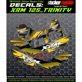 Xrm 125 deals trinity decals